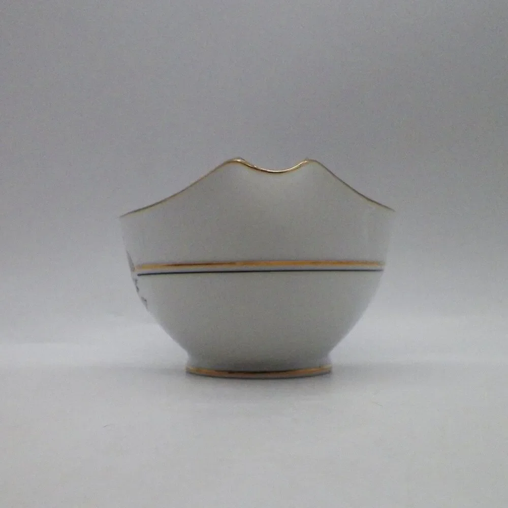 Lipper & Mann Queen Annes Lace Creamer & Sugar Bowl Fine China Japan MCM